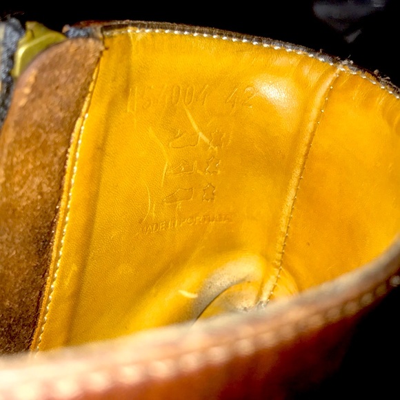 A.P.C. FRANCE ALL LEATHER CHELSEA BOOTS SIZE 42 US 9-10 - Picture 13 of 14